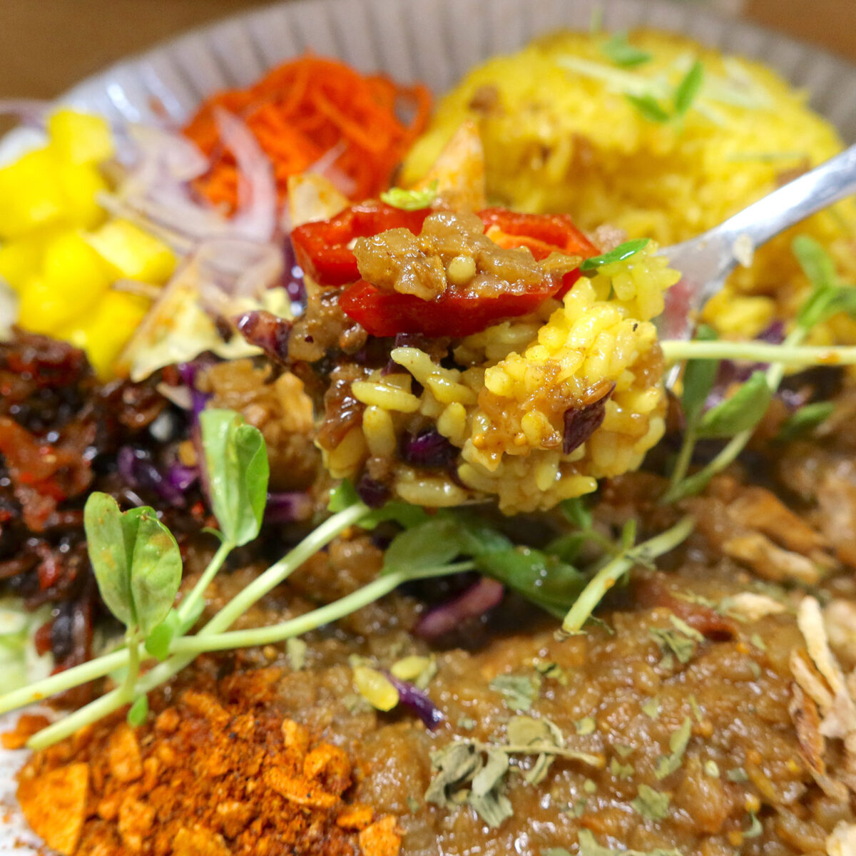 混ぜてもおいしい