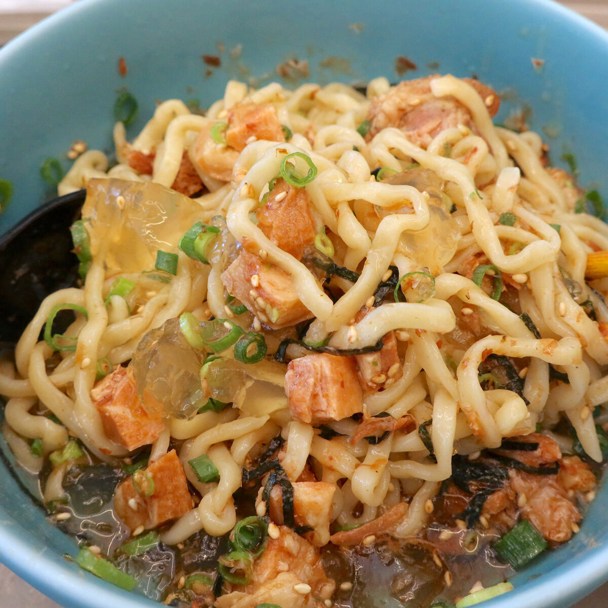 とにかく混ぜて…