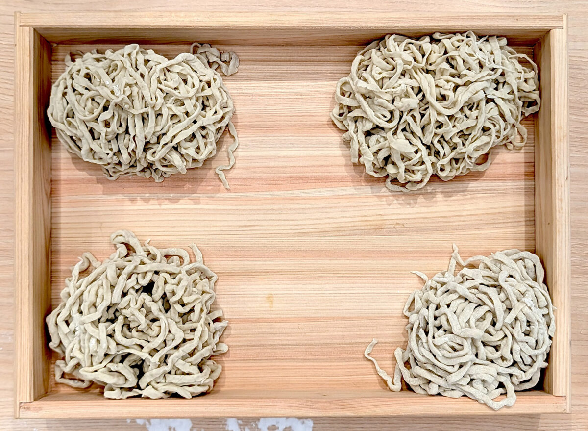 手揉みで完成！