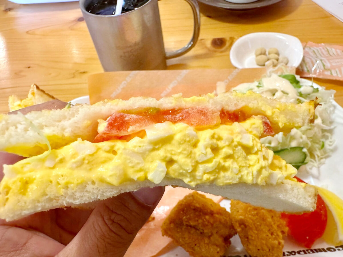 ずっしりたまごサンド