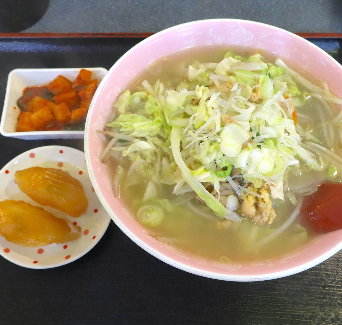 タンメン（800円）＆大東寿司（120円）