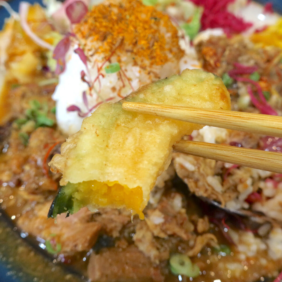 サクサクかぼちゃ天