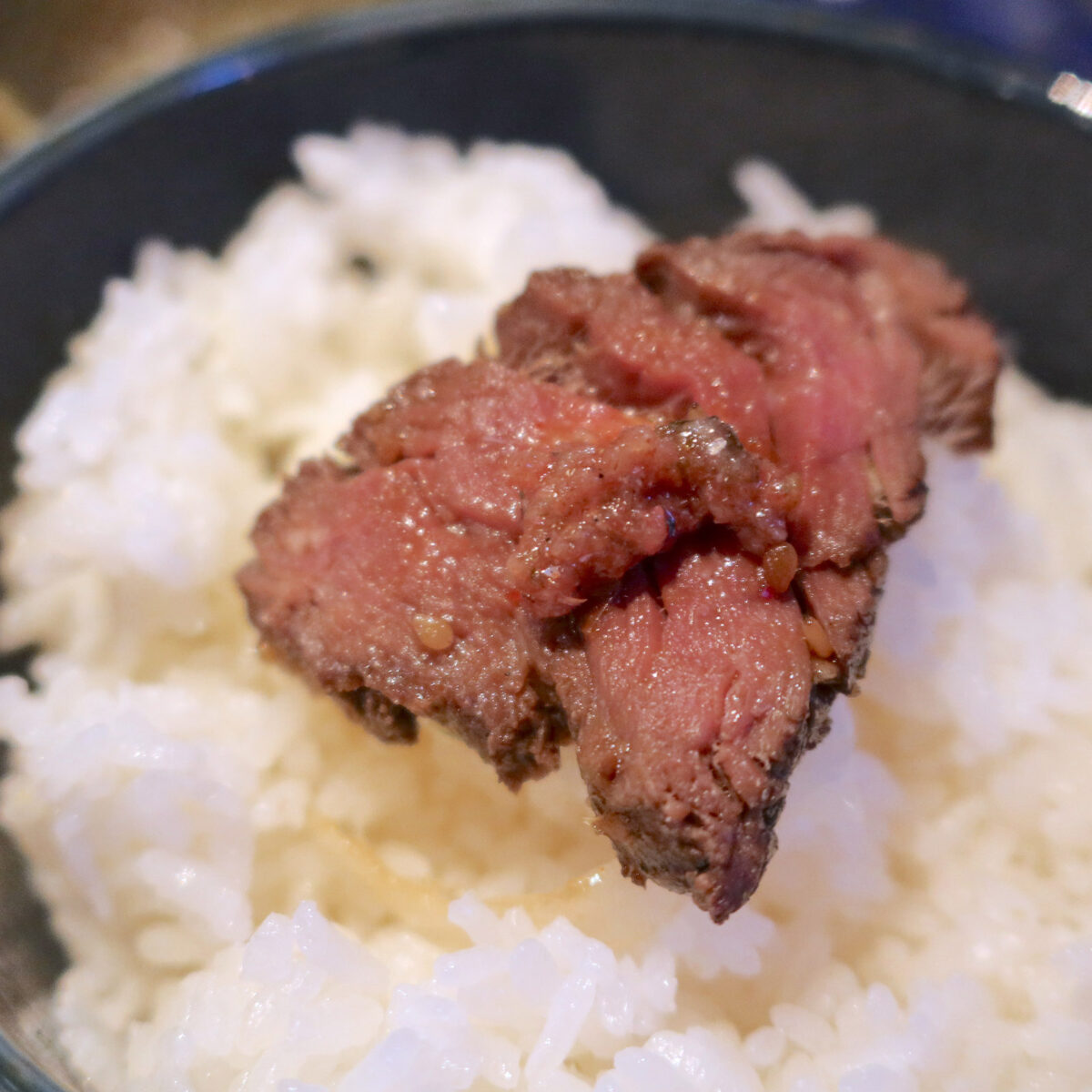 生七味で馬ヒレステーキ