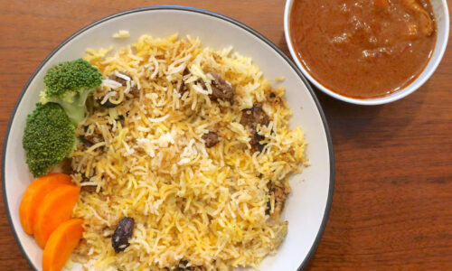 京都「INDIA GATE」 骨付きマトンビリヤニ＆東京「エリックサウス」 南インド風チキンカレーのかけ合わせランチ