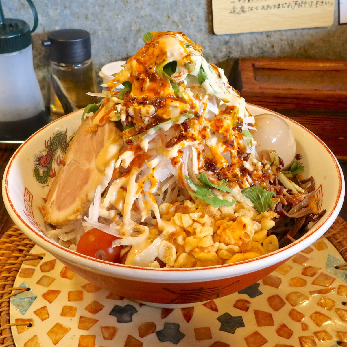 揚げ玉が特徴