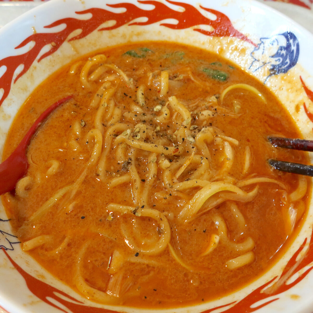 青山椒を振って