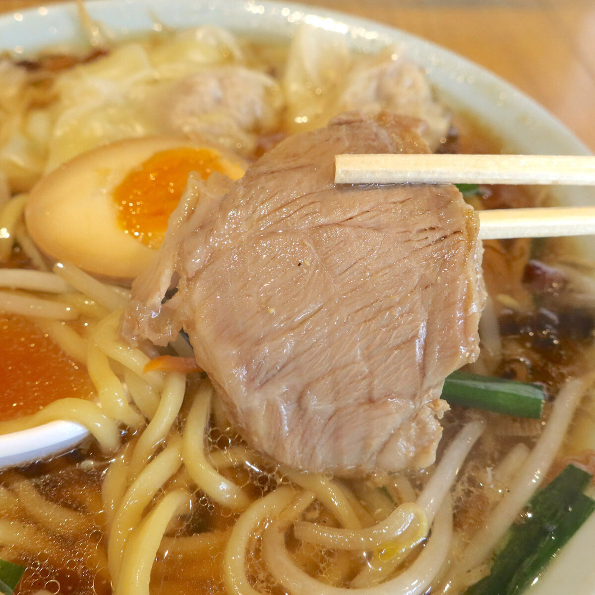 みっちりだけど弾力のあるチャーシュー