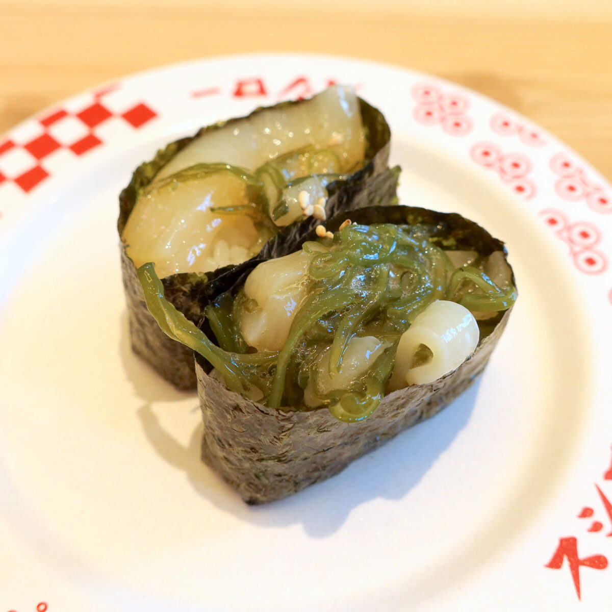 天然いかめかぶ軍艦（120円）