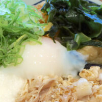 「丸亀製麺」の限定・鬼おろし豚しゃぶぶっかけにいろいろトッピングで具だくさんうどん