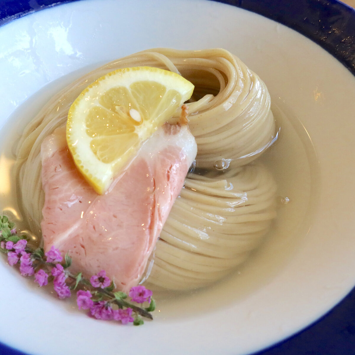 昆布水をかける