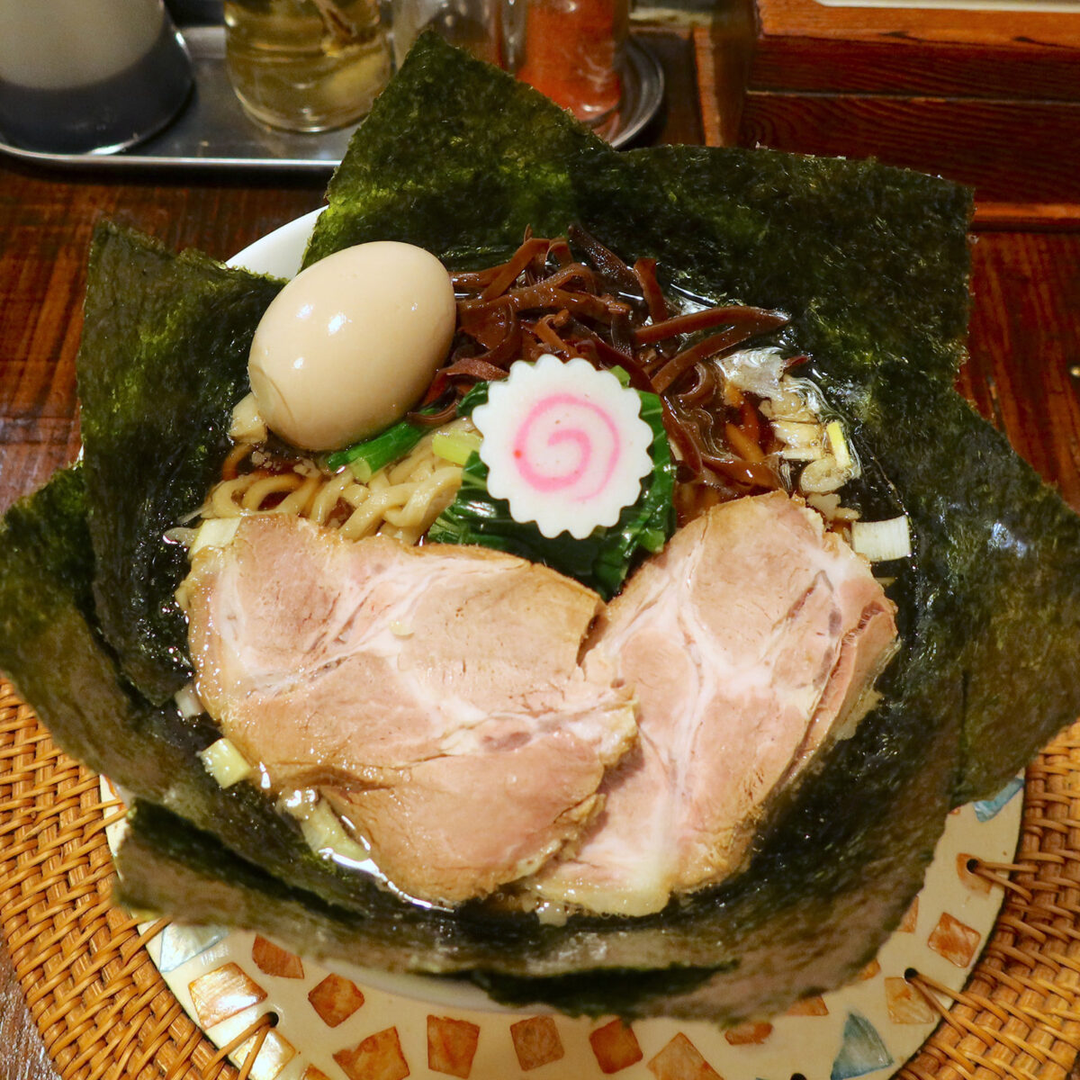 キジトラチュウカ(1,000円)+味玉(150円)+海苔(150円)