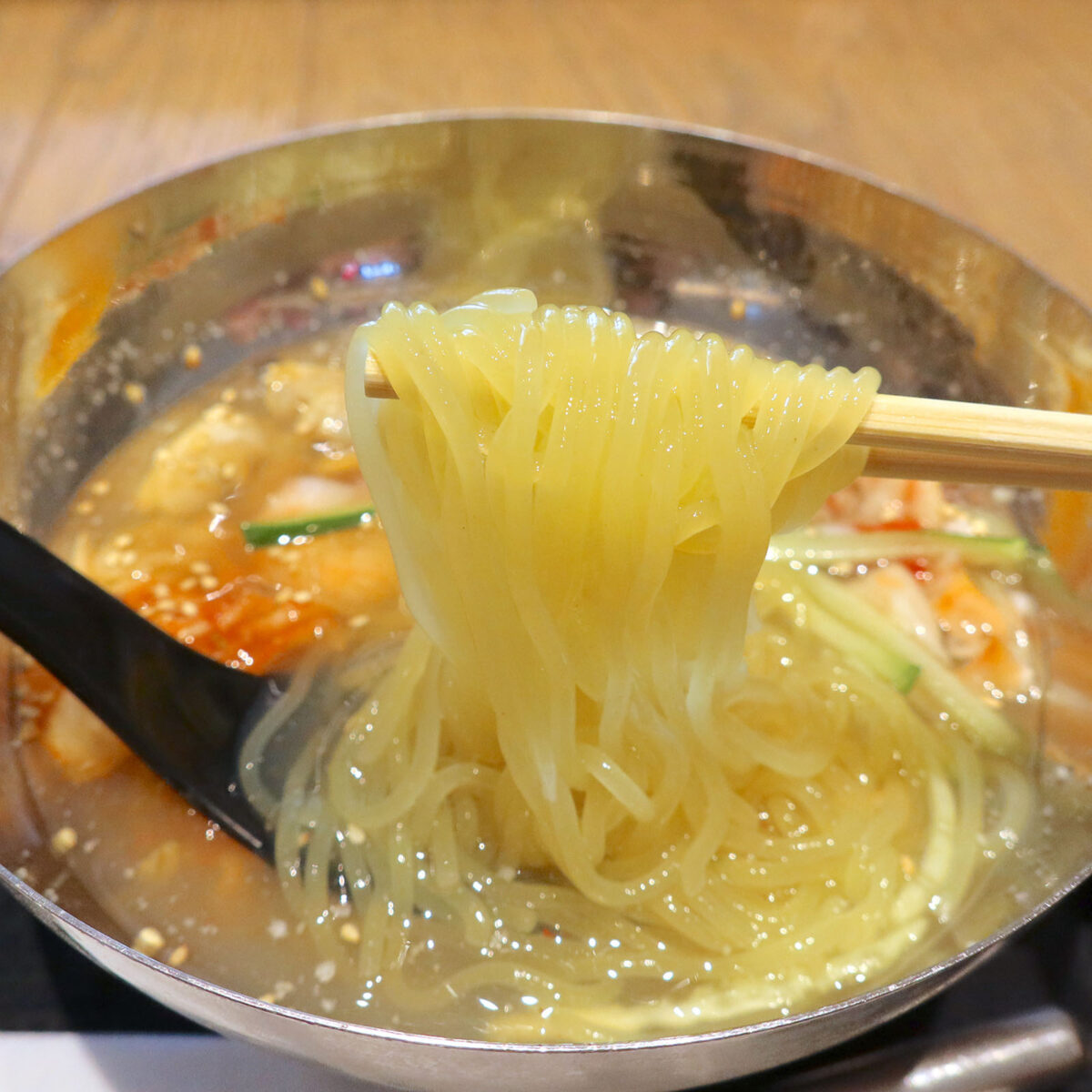 むちむち弾力の冷麺
