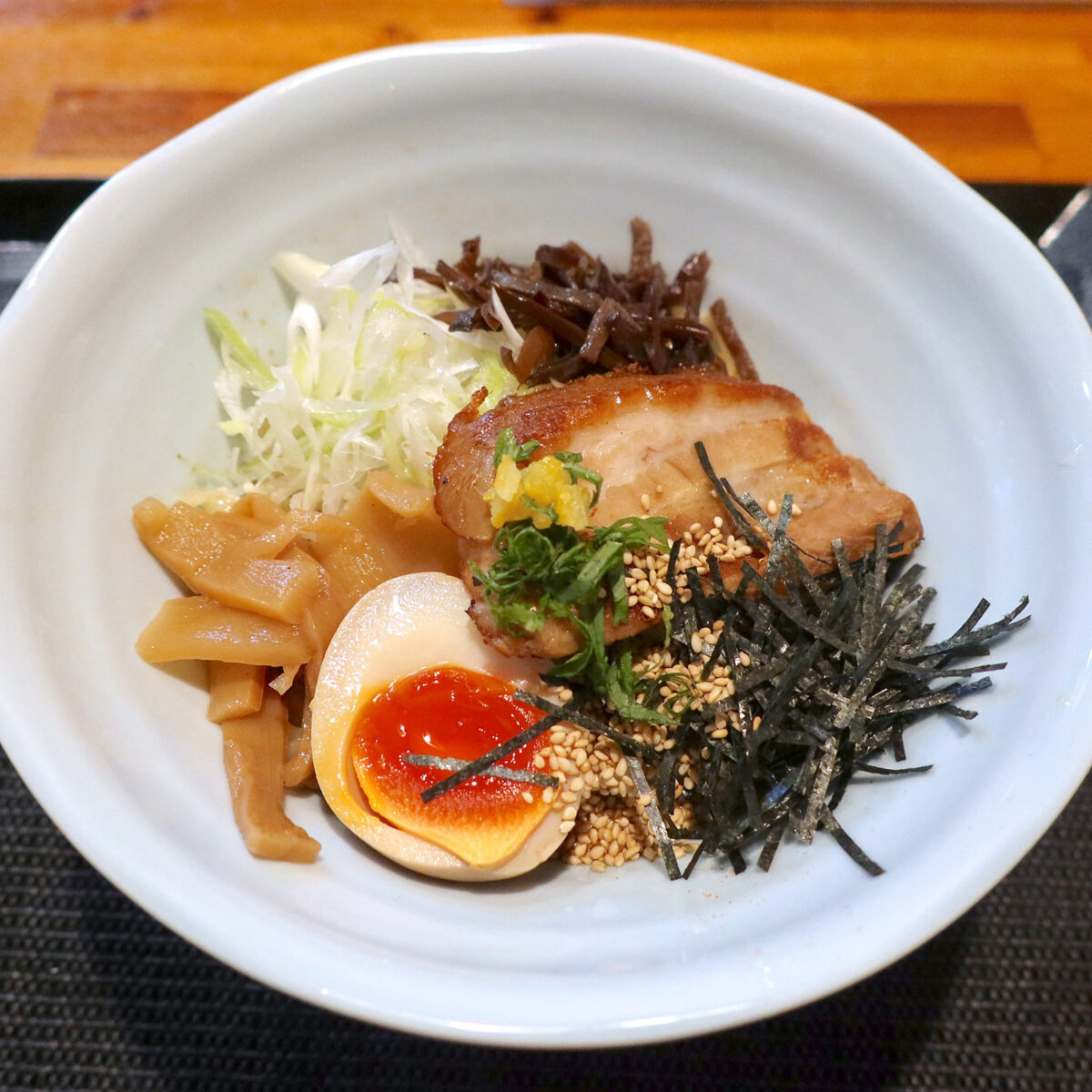 夏季限定・柚子香る!冷やしまぜそば(900円)