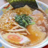 千葉・君津「おみたやラーメン」でちょっとマイルドな竹岡式的ラーメン
