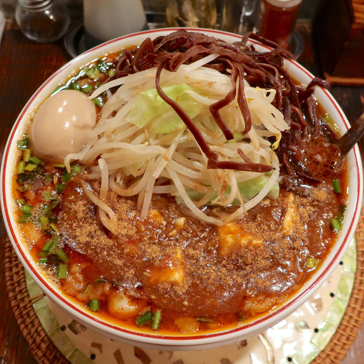 キジトラマーボー（1,200円）＋きくらげ（100円）