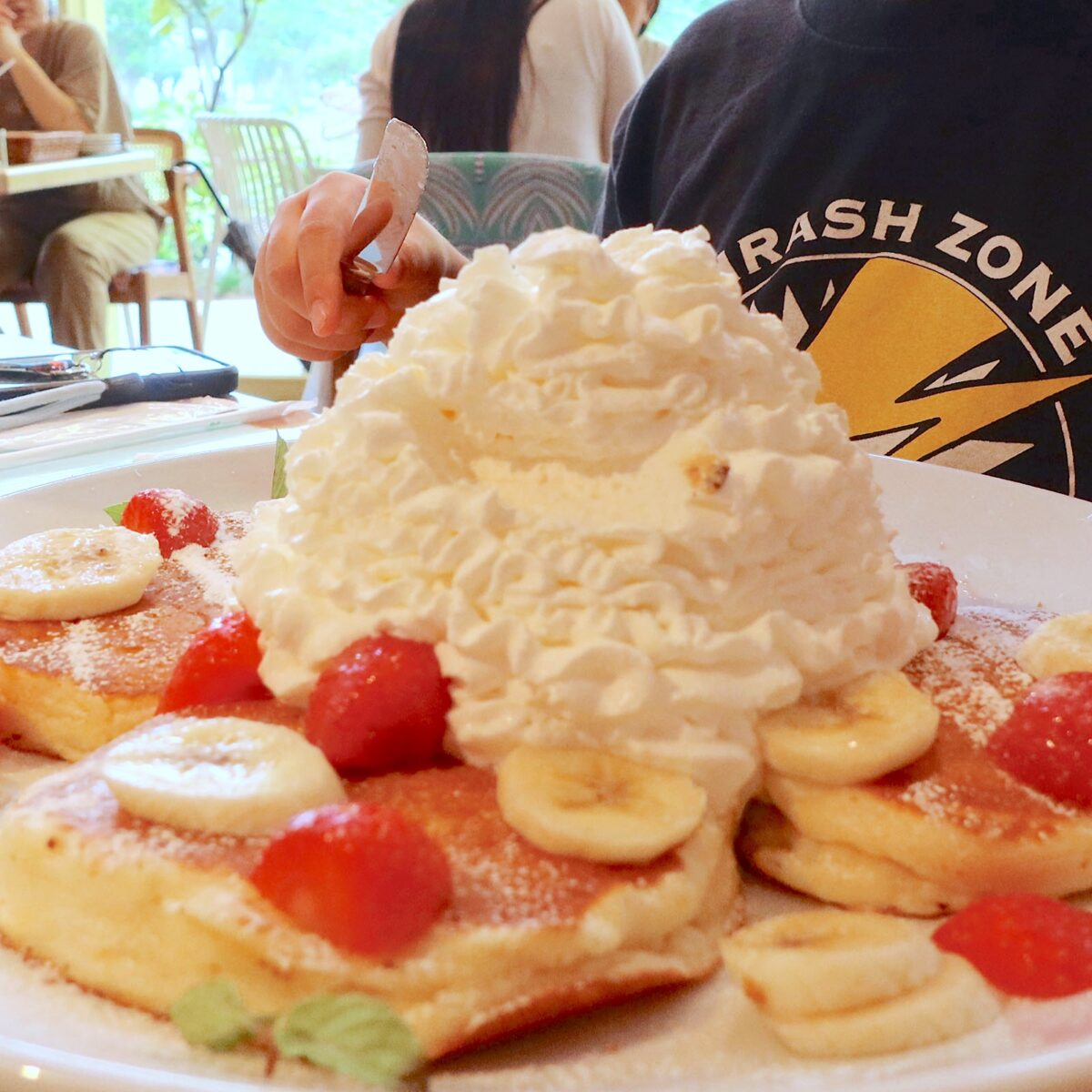 ストロベリー&バナナパンケーキ