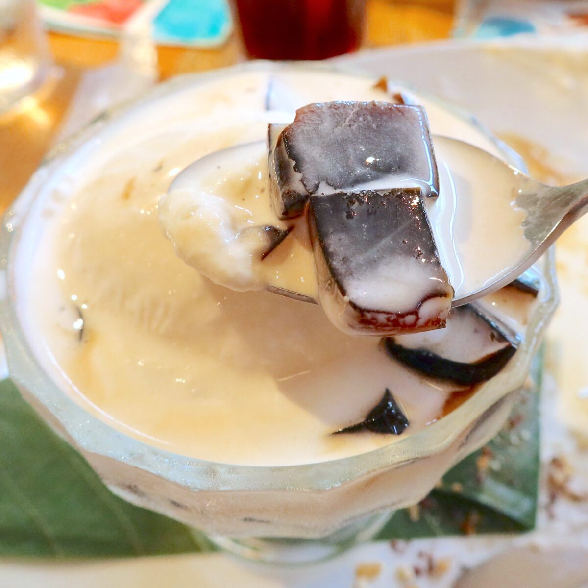 コーヒーゼリー&ソフトクリーム