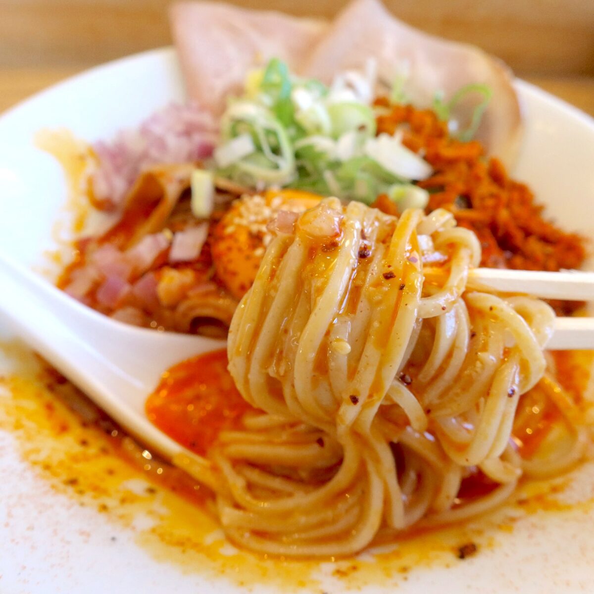 よく〆られた細麺