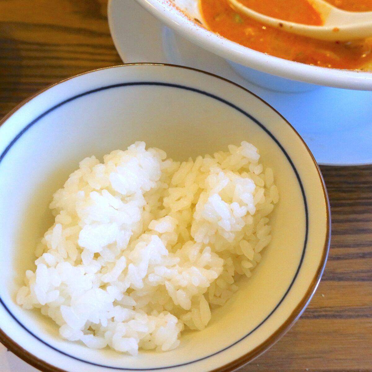 平日サービスのライス