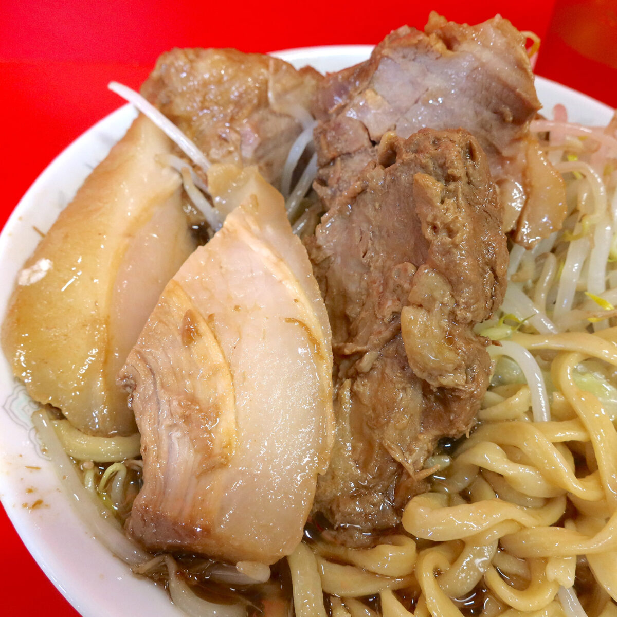 豚肉のボリュームがすごい
