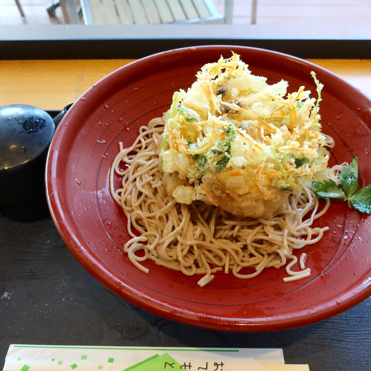 あさりかき揚げ蕎麦(1,080円)