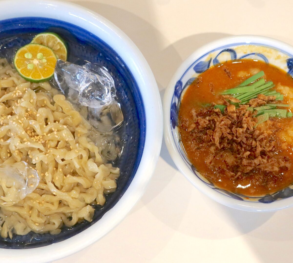 麻辣ホルモンつけ麺 小（1,180円）