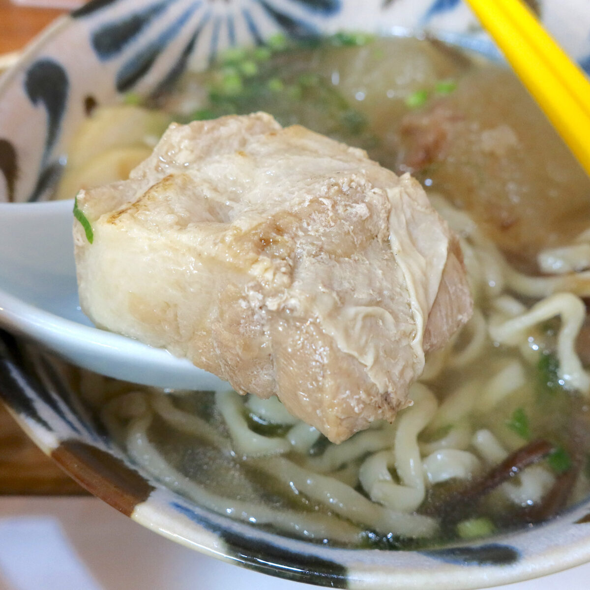 三枚肉は脂多め