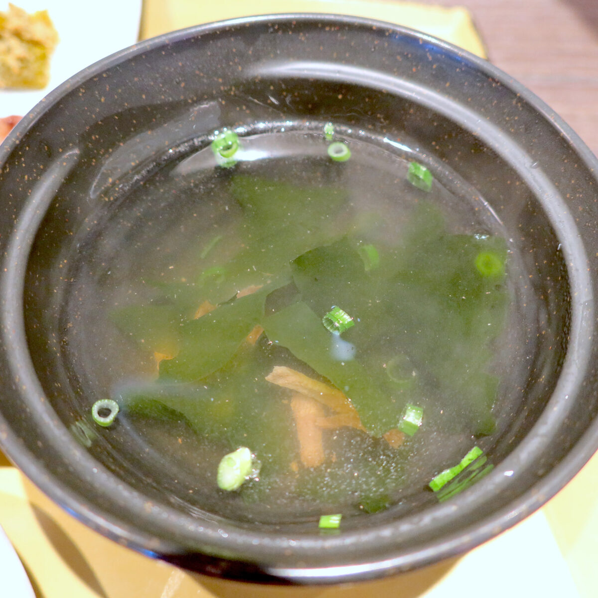 スープはしょっぱい